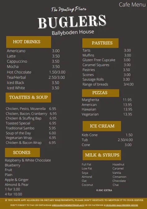 Menu_Buglers Ballyboden House_Ballyboden_image_2