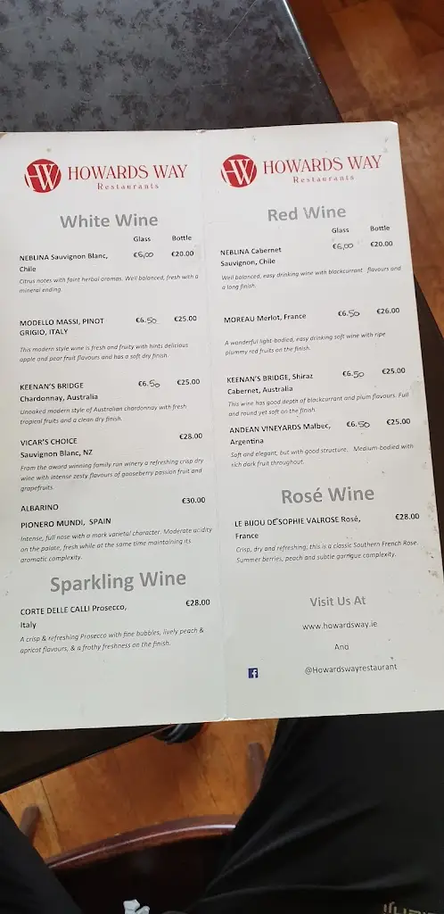 Menu_Howards Way_Ballyboden_image_2