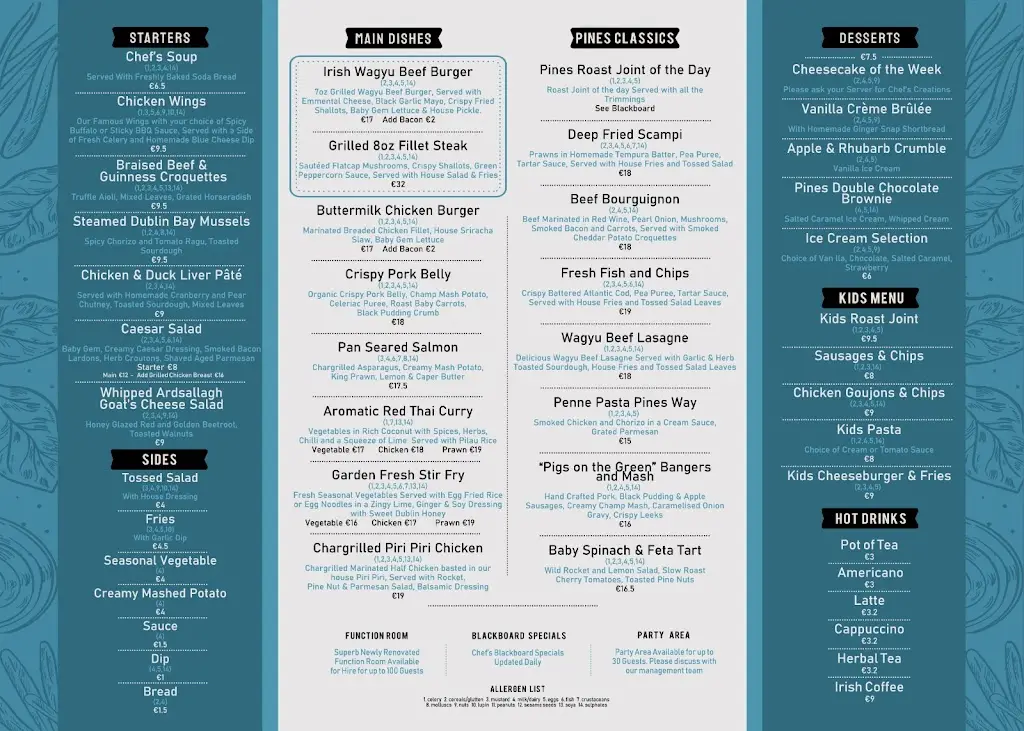 Menu_The Pines_Ballyboden_image_3