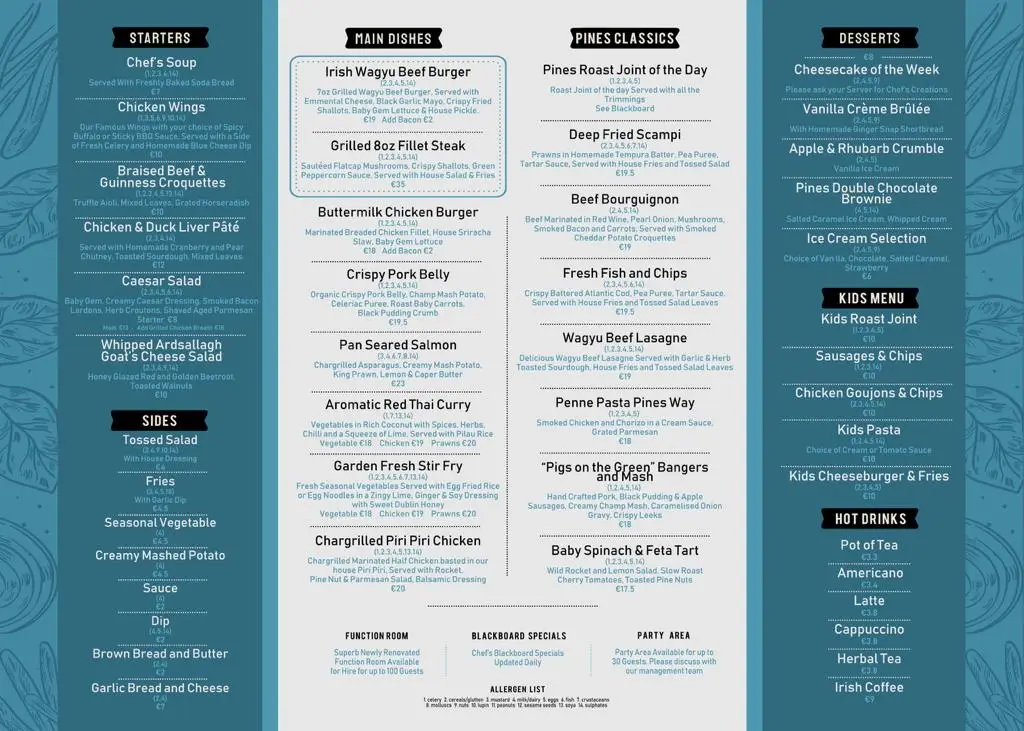 Menu_The Pines_Ballyboden_image_4