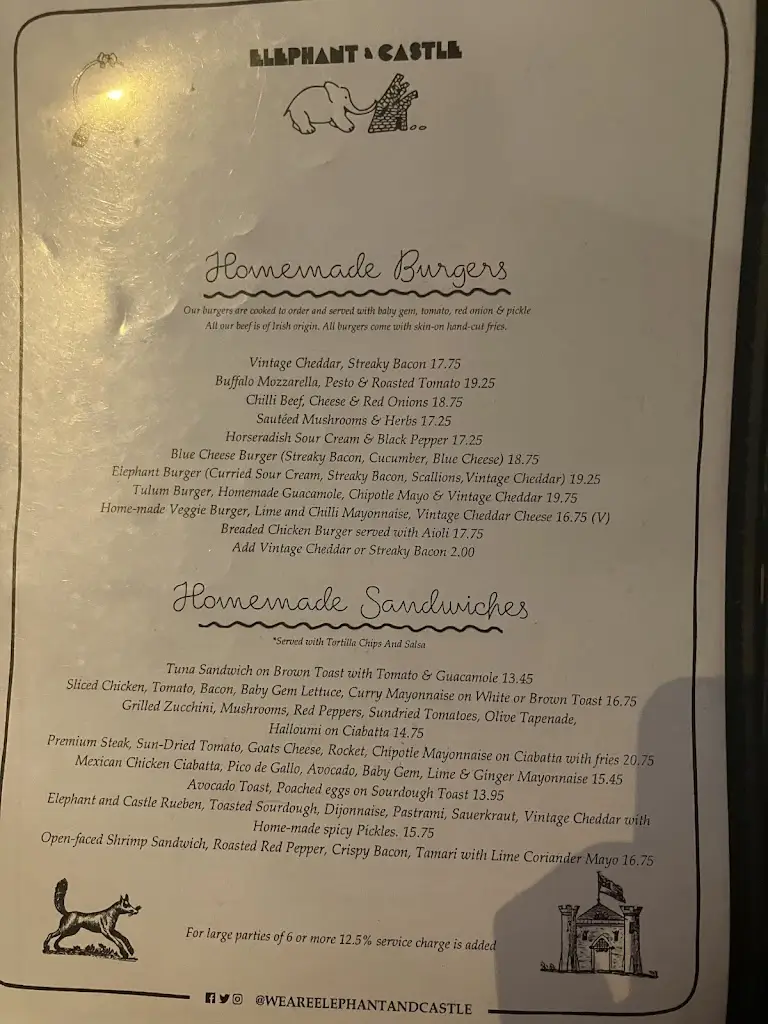 Menu_Elephant & Castle_Ballyboden_image_2
