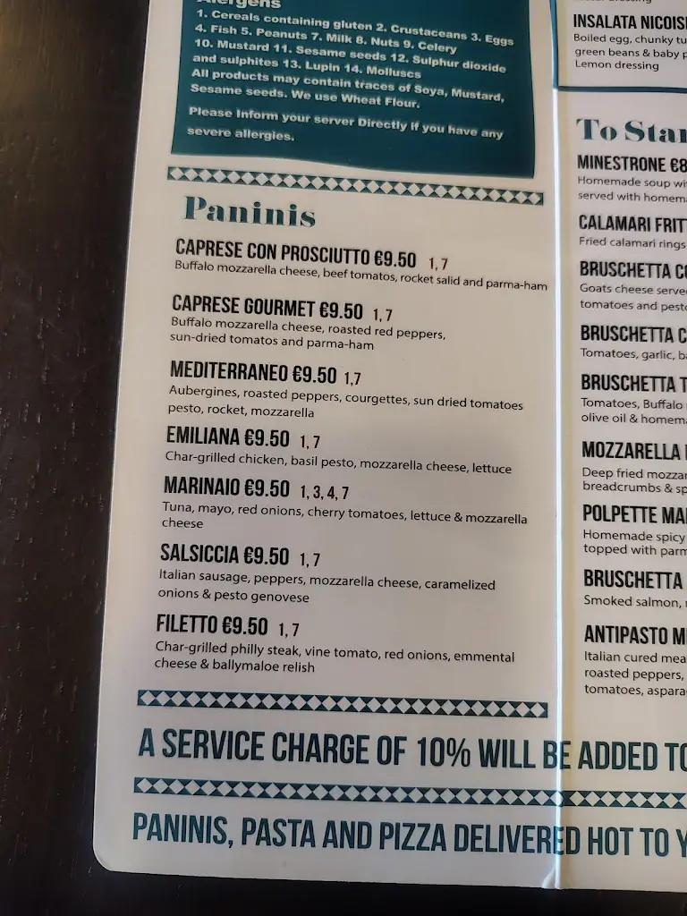 Menü_Maximilians Bistro_Blanchardstown_Bild_1