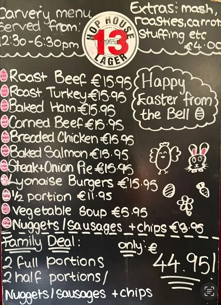 Menu_The Bell Bar & Restaurant_Blanchardstown_image_3