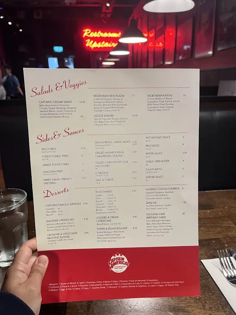 Menu_Captain Americas Blanchardstown_Blanchardstown_image_1