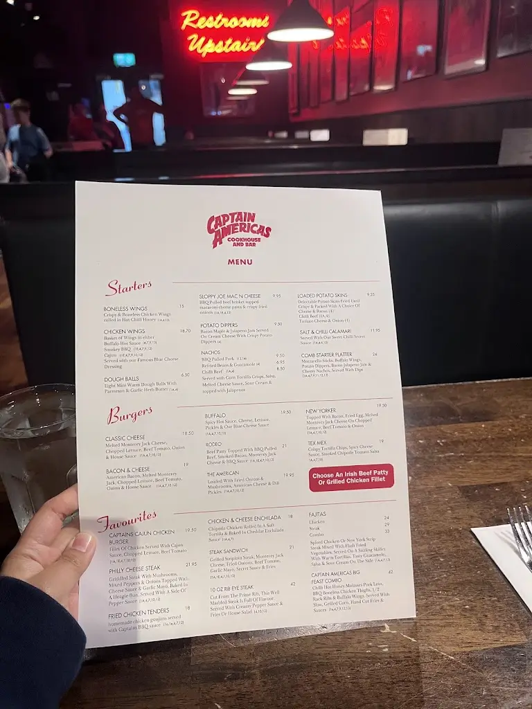 Menu_Captain Americas Blanchardstown_Blanchardstown_image_2