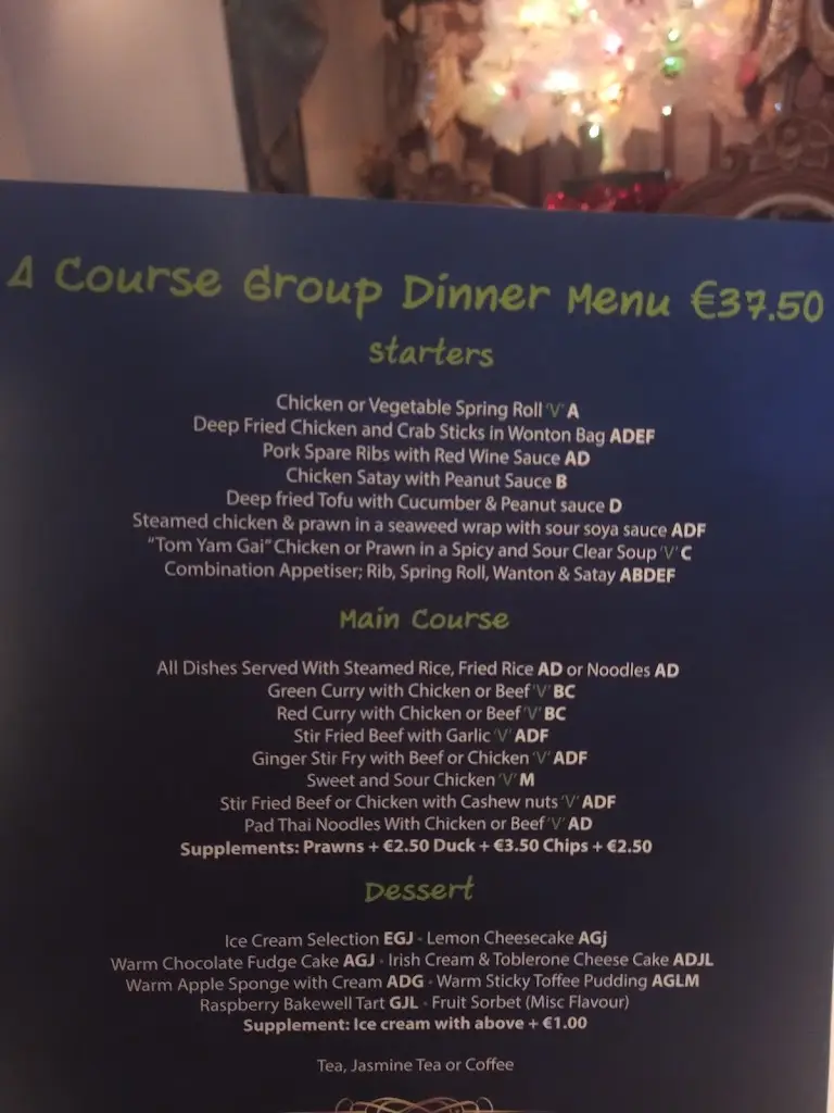 Menu_Thai Garden Restaurant_Blanchardstown_image_3