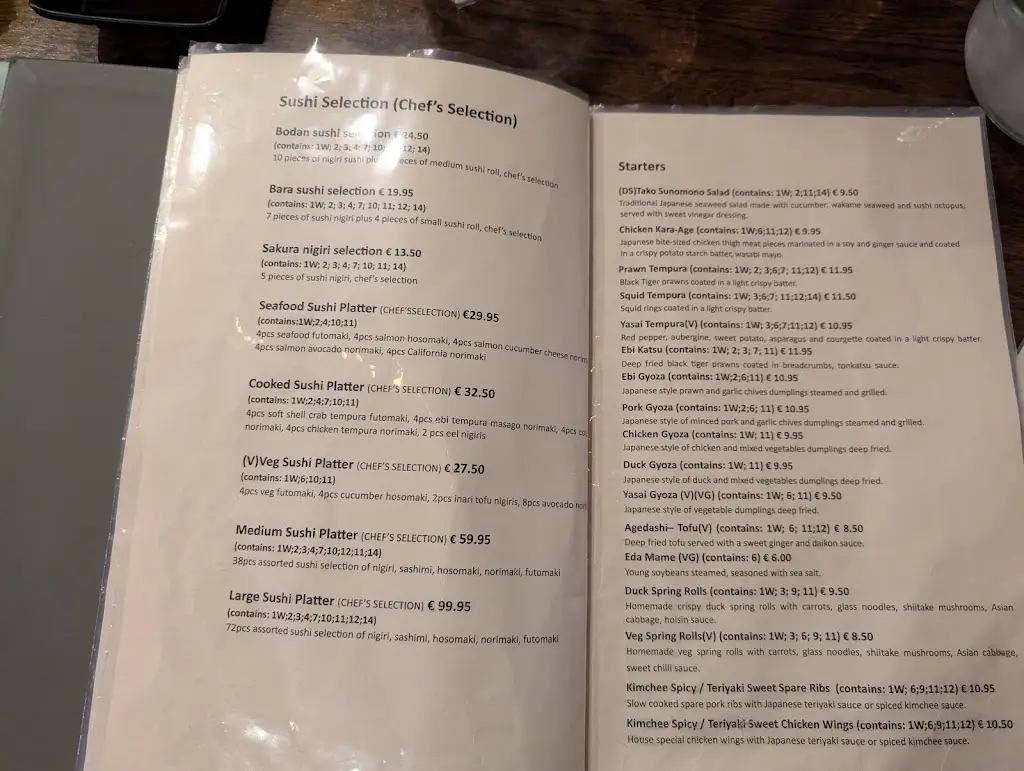 Menu_Musashi Sushi Blanchardstown_Blanchardstown_imagen_1