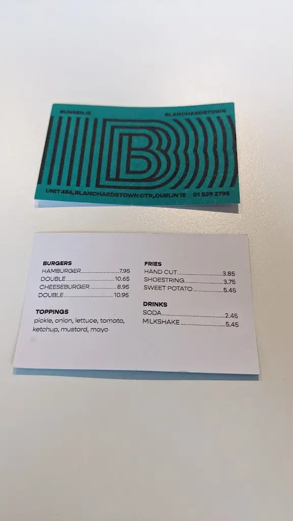 Menü_Bunsen Blanchardstown_Blanchardstown_Bild_3