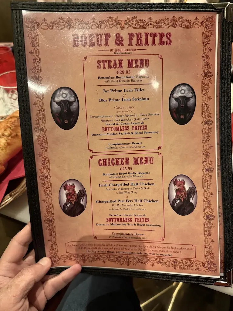 Menu_Boeuf and Frites Blanchardstown_Blanchardstown_image_3