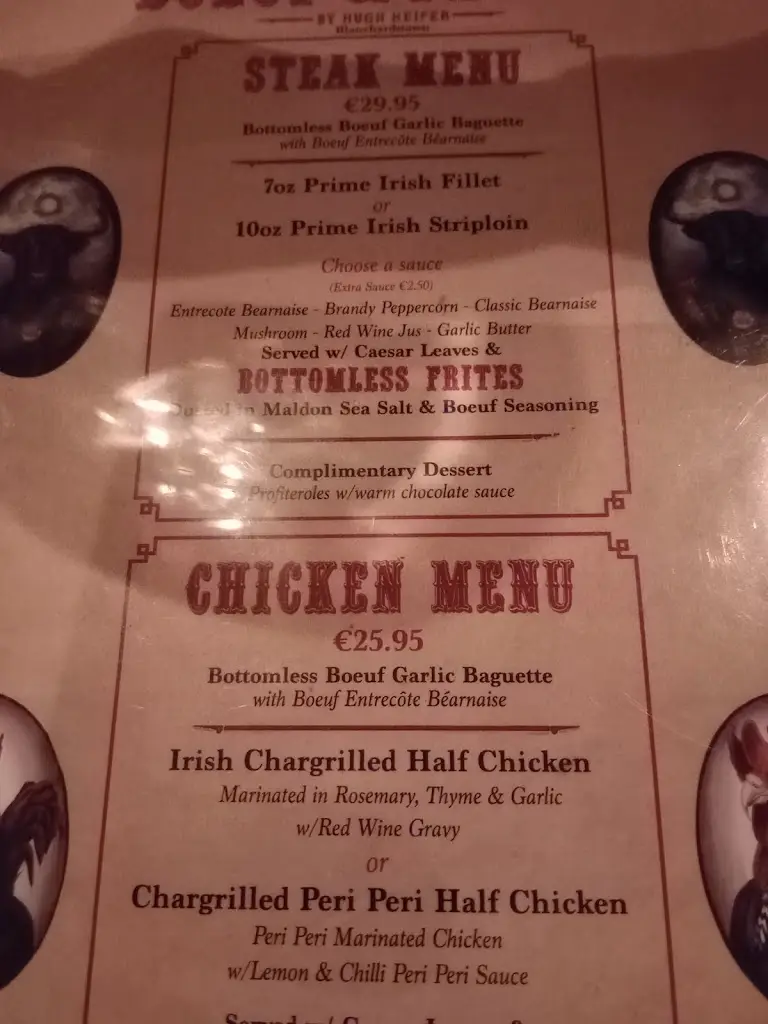 Menu_Boeuf and Frites Blanchardstown_Blanchardstown_image_4