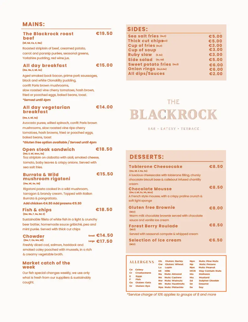 Menu_The Blackrock_Blackrock_image_1
