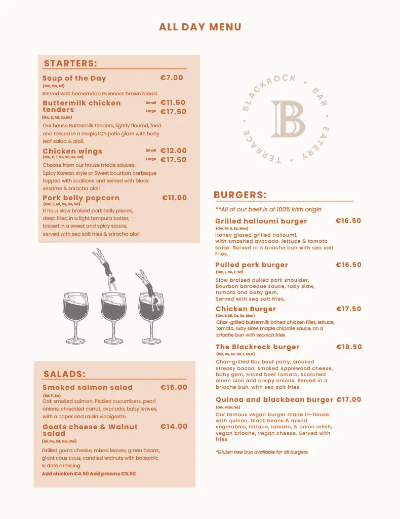 Menu_The Blackrock_Blackrock_image_2