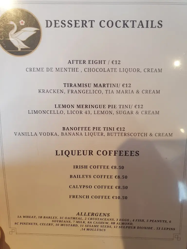 Menu_The Clermont_Blackrock_imagen_1