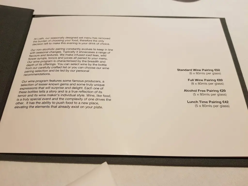 Menu_Liath Restaurant_Blackrock_image_4