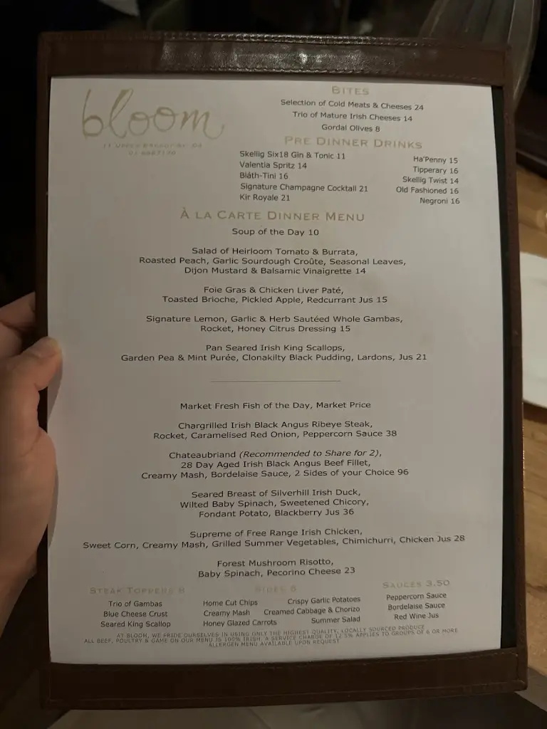 Menu_Bloom Brasserie_Bonnybrook_image_2