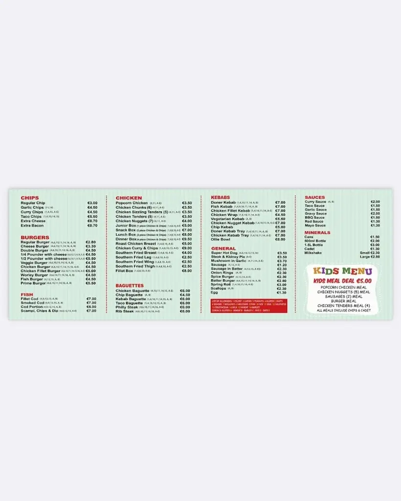Menu_ROMA Takeaway & Pizzeria_Carnew_image_3