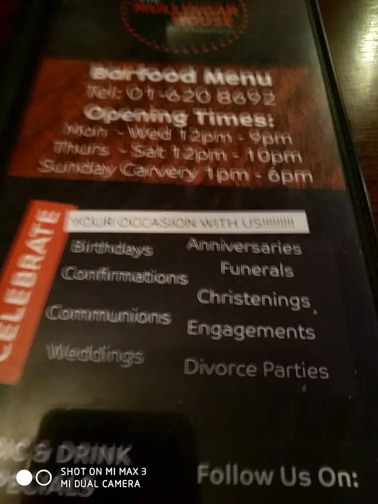 Menu_The Mullingar House_Chapelizod_image_4