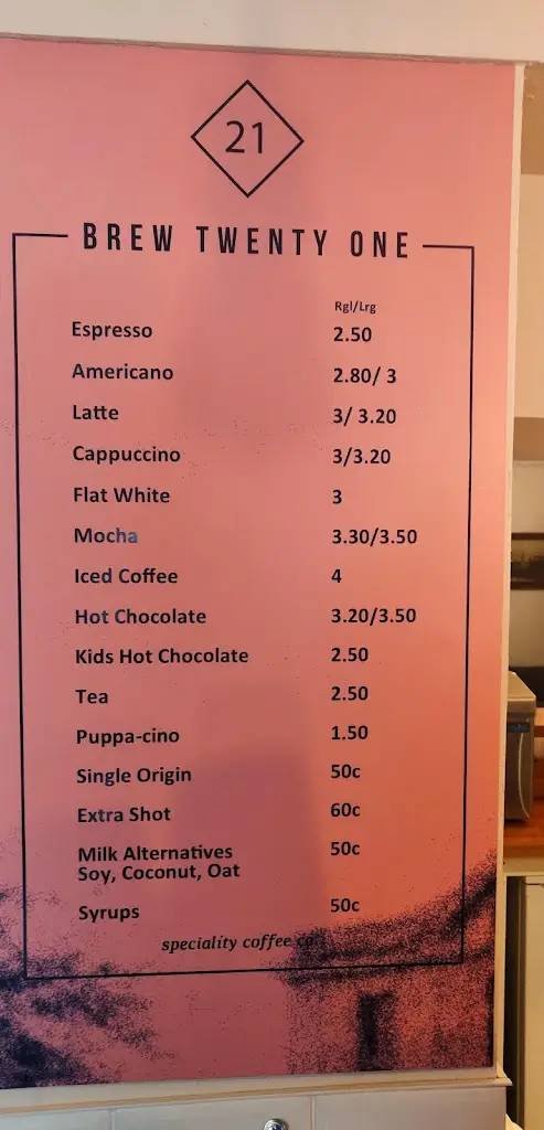 Menu_Brew Twenty One_Blessington_image_1