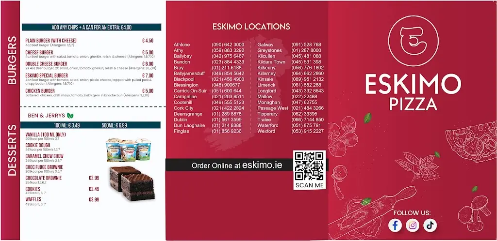 Menu_Eskimo Pizza Blessington_Blessington_image_2