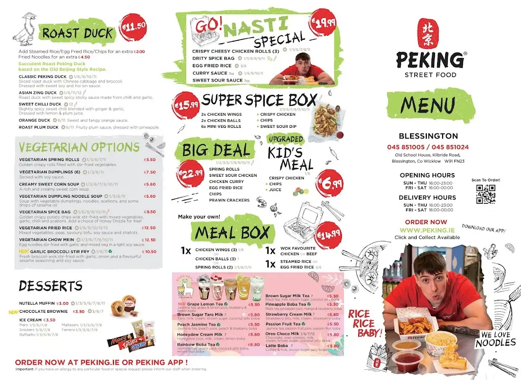 Menu_PEKING & Apache Pizza Blessington_Blessington_image_1