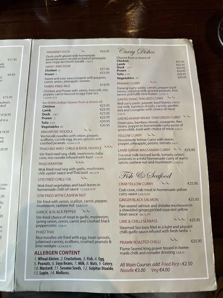 Menu_Tamra Thai_Cabinteely_image_1