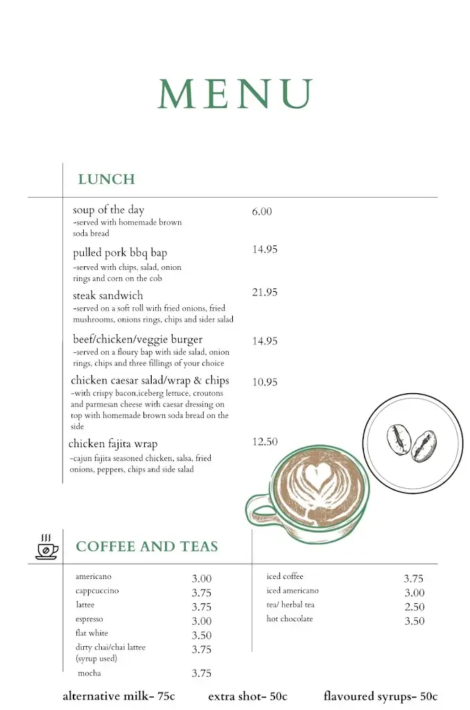 Menu_Greenbean cafe_Castlepollard_imagen_2