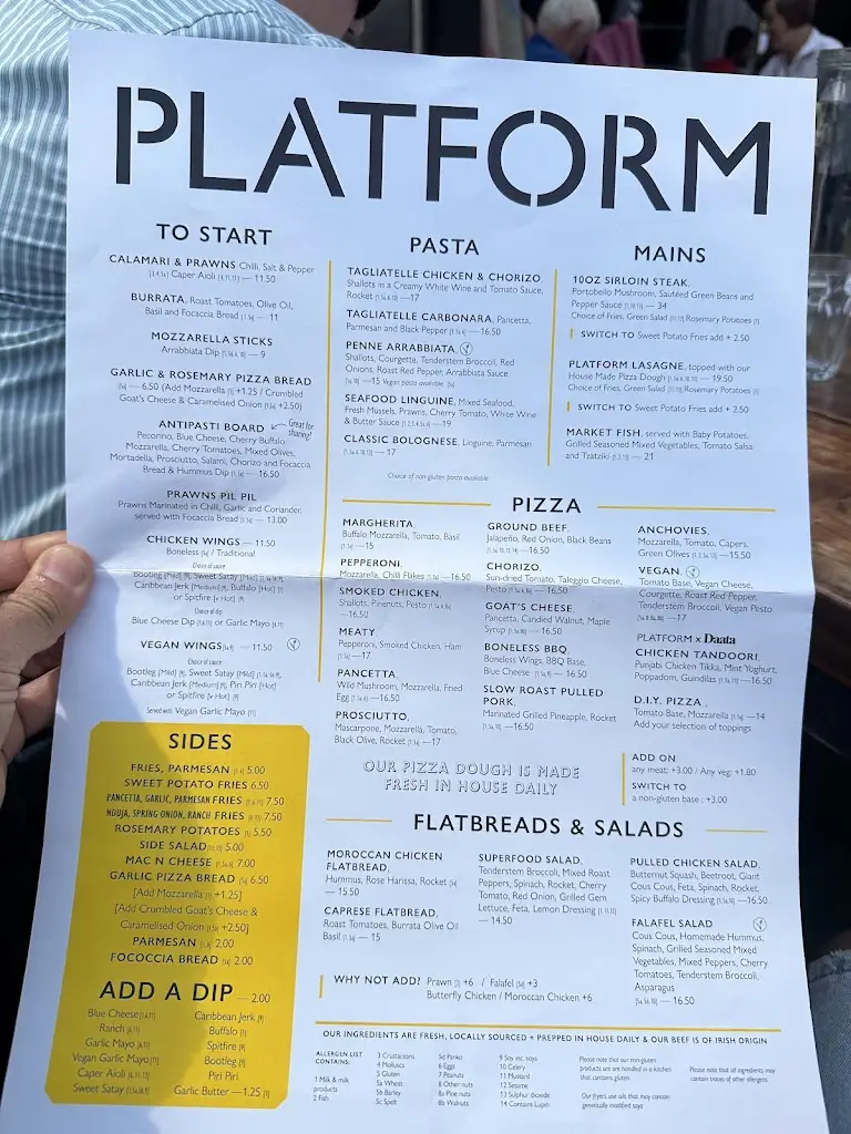 Menu_Platform Pizza Bar Bray_Bray_imagen_1