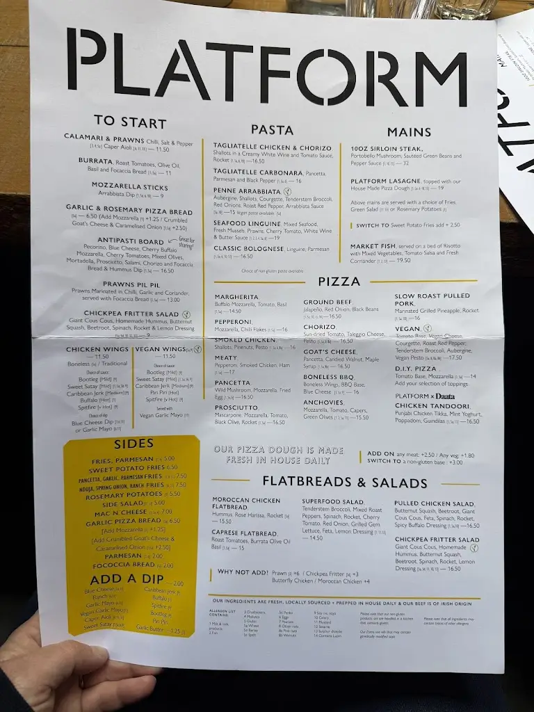 Menu_Platform Pizza Bar Bray_Bray_imagen_2