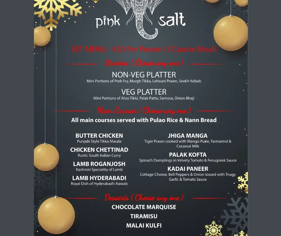 Menu_Pink Salt Indian Restaurant_Bray_image_1