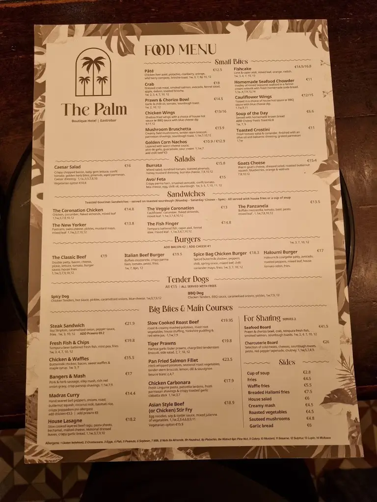 The Palm Restaurant in Bray