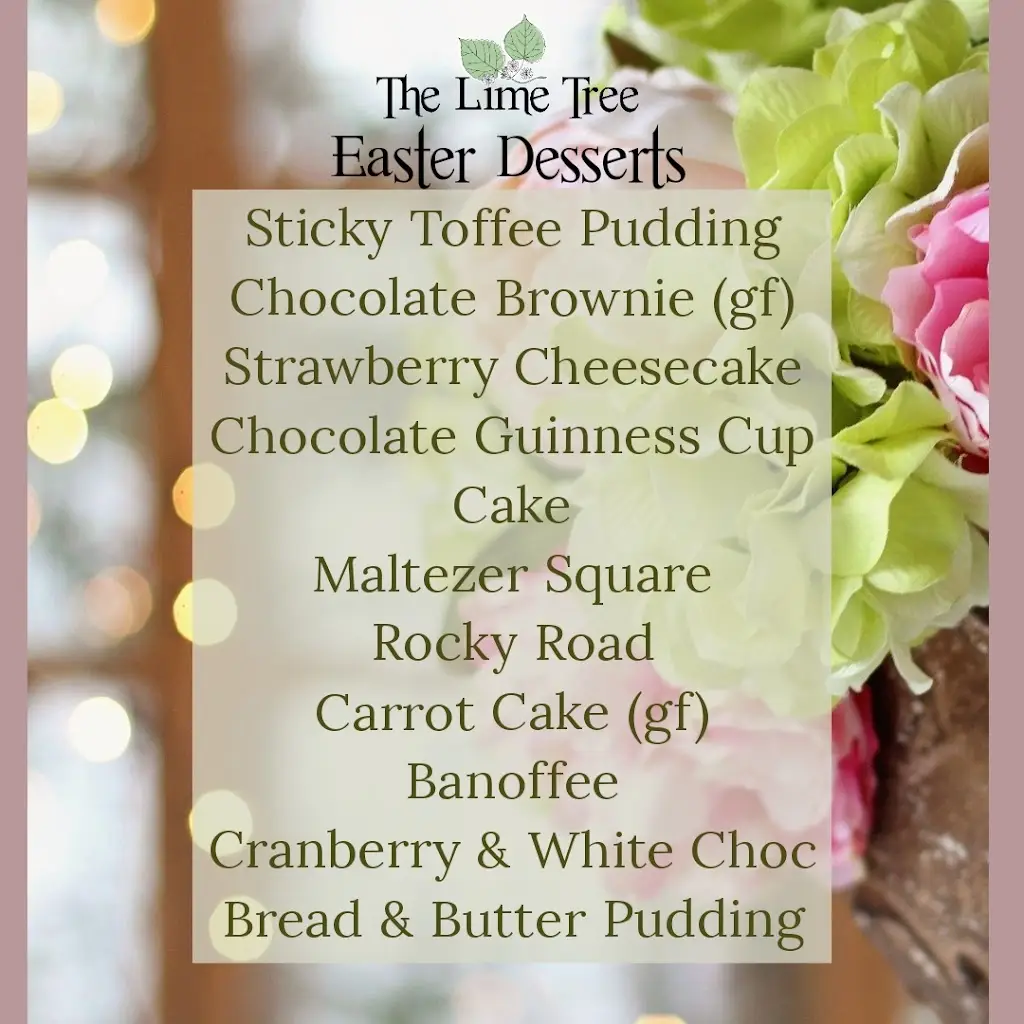 Menu_The Lime Tree Cafe & Restaurant_Castlecomer_image_1