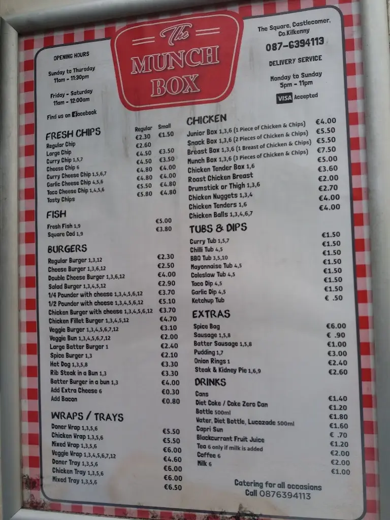 Menu_Munch Box Chipper_Castlecomer_image_2