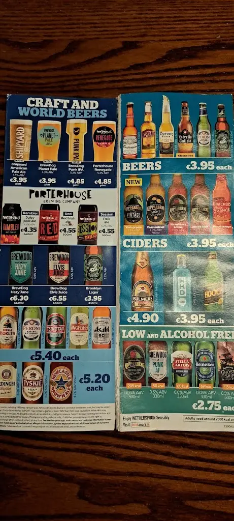 Menu_Tully's Bar Carlow_Carlow_image_4