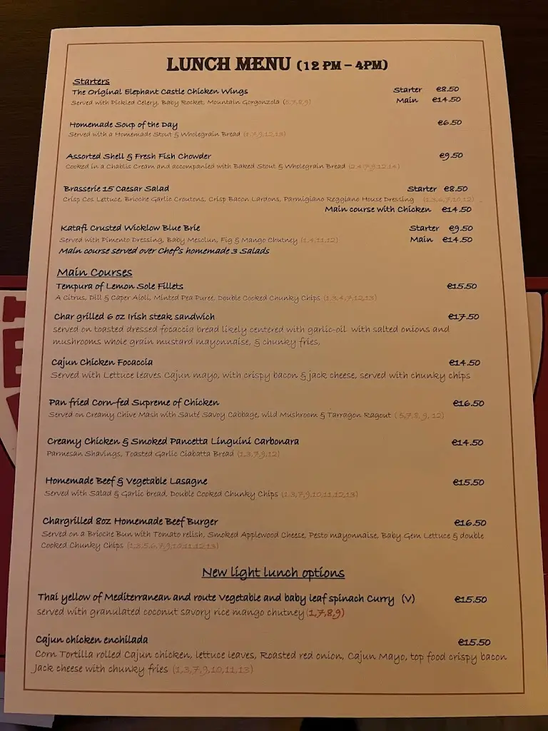 Menu_Brasserie 15_Carlow_image_1