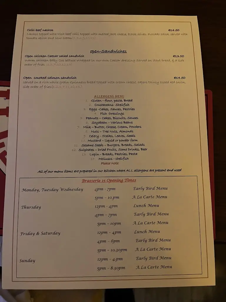 Menu_Brasserie 15_Carlow_image_2