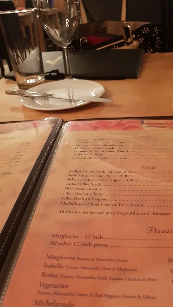 Menu_Michelangelo Restaurant_Celbridge_image_1