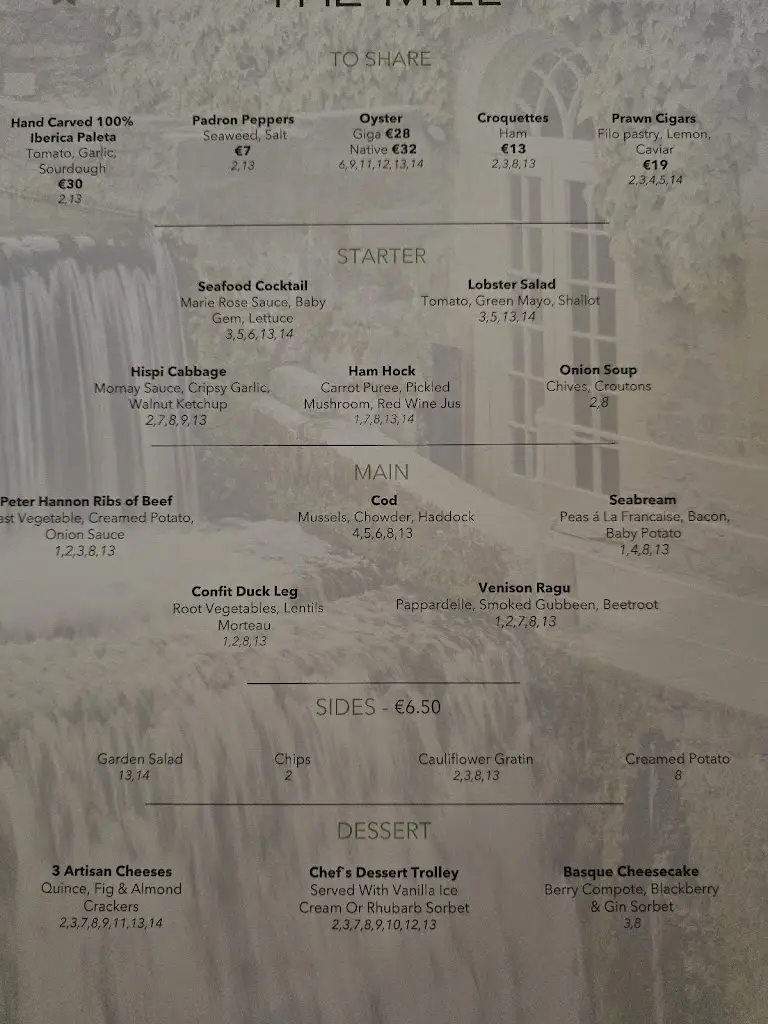 Menu_The Mill Restaurant and Terrace_Celbridge_image_1