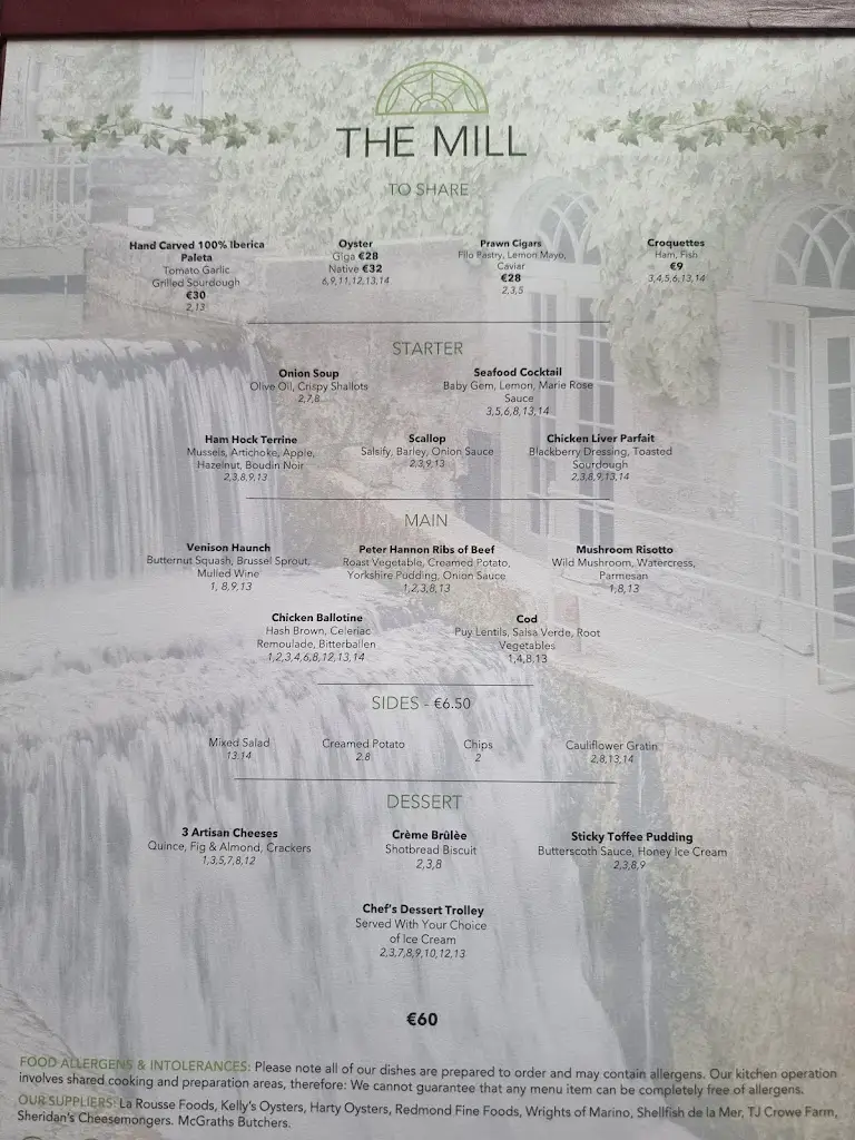 Menu_The Mill Restaurant and Terrace_Celbridge_image_4