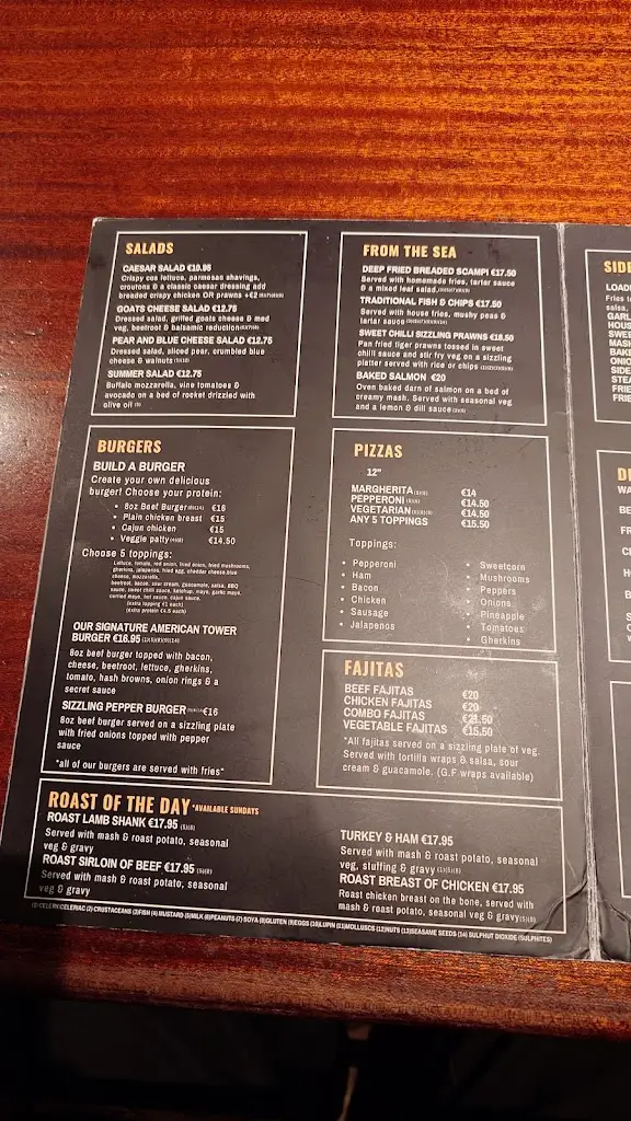 Menu_The Abbey Lodge_Celbridge_image_2