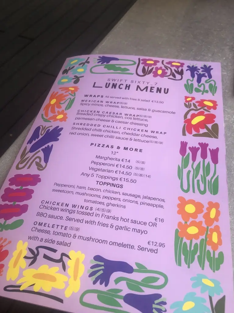 Menu_The Abbey Lodge_Celbridge_image_3