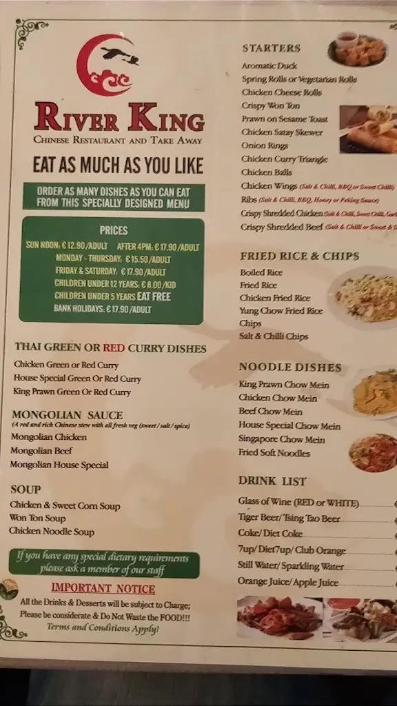 Menu_River King_Celbridge_imagen_3