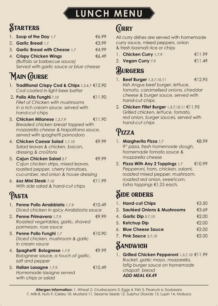 Menu_Solo Restaurant and Takeaway_Celbridge_imagen_2