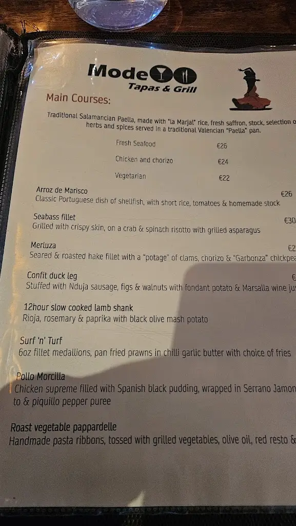 Menü_Mode Tapas & Grill_Clane_Bild_1