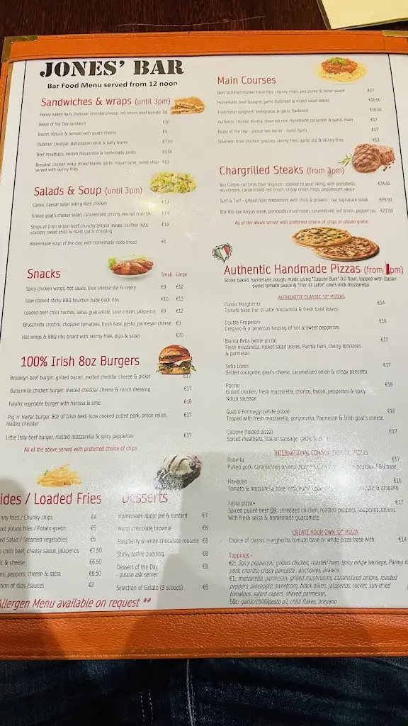 Menu_Jones Bar_Clane_image_1