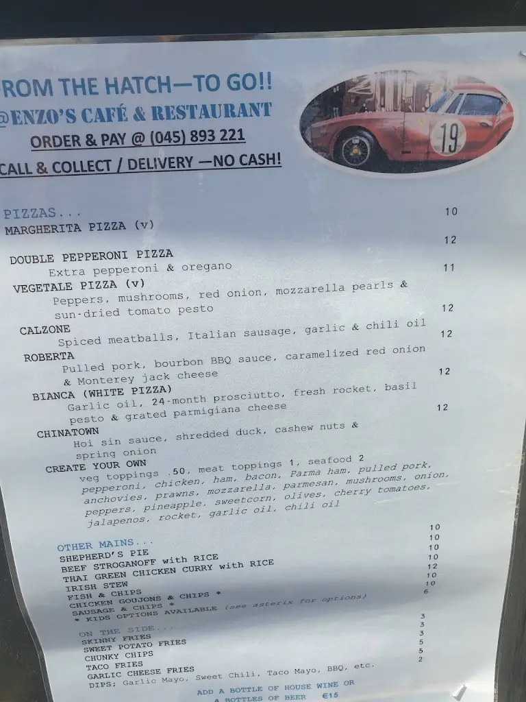 Menu_Enzo’s Pizza Pasta & Gelato_Clane_image_1