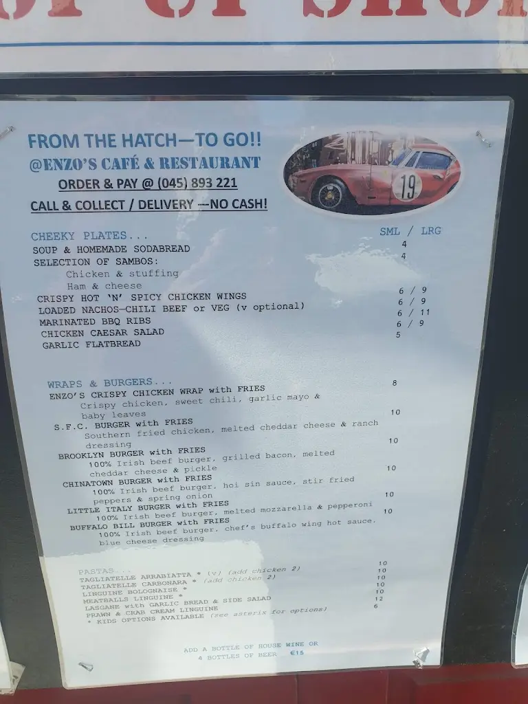 Menu_Enzo’s Pizza Pasta & Gelato_Clane_image_3