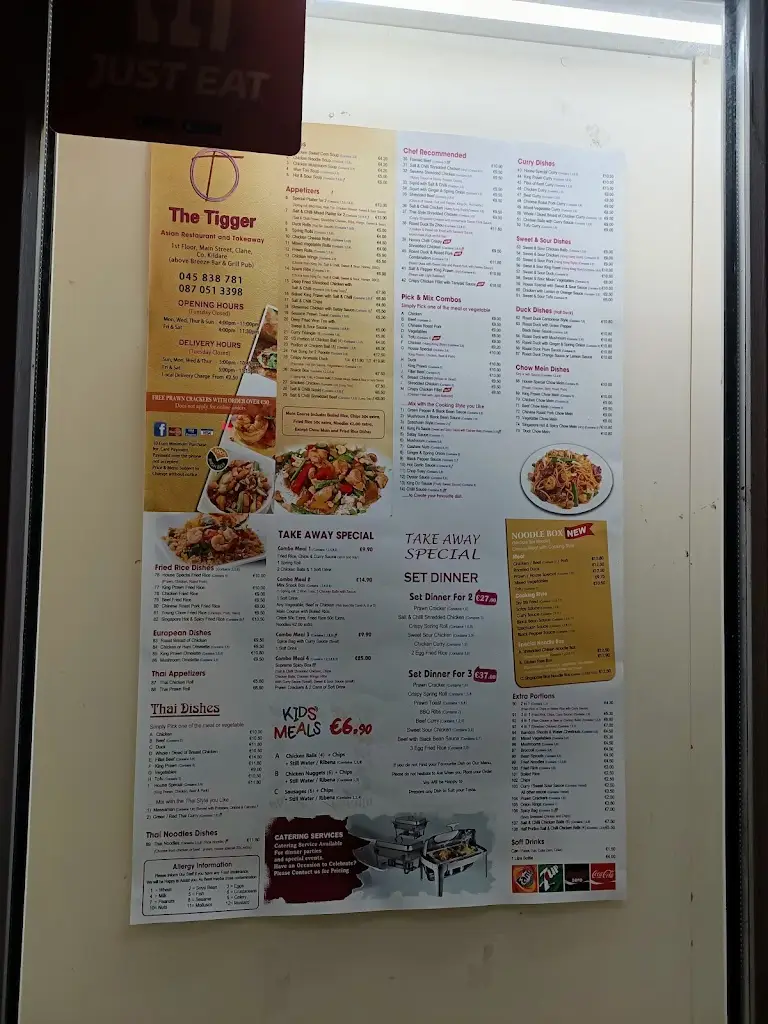 Menu_The Tigger - Asian Restaurant & Takeaway_Clane_image_1