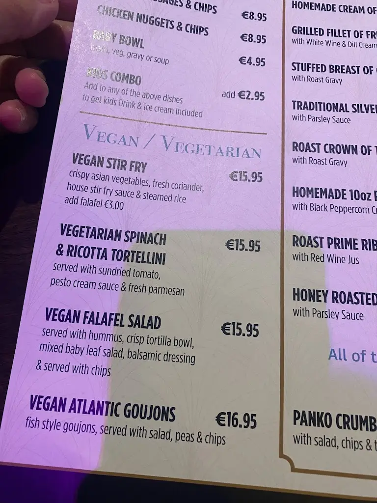 Menu_The Waterside_Clondalkin_image_1