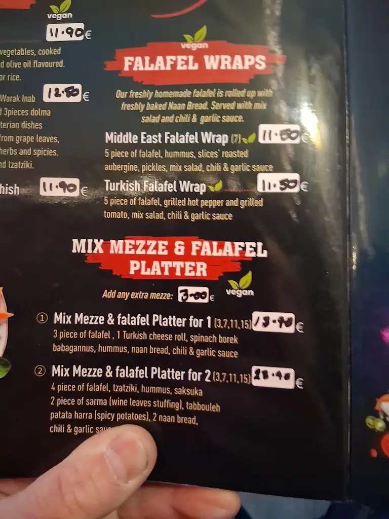 Menü_Sultan's Hann Ocakbasi Clondalkin_Clondalkin_Bild_4