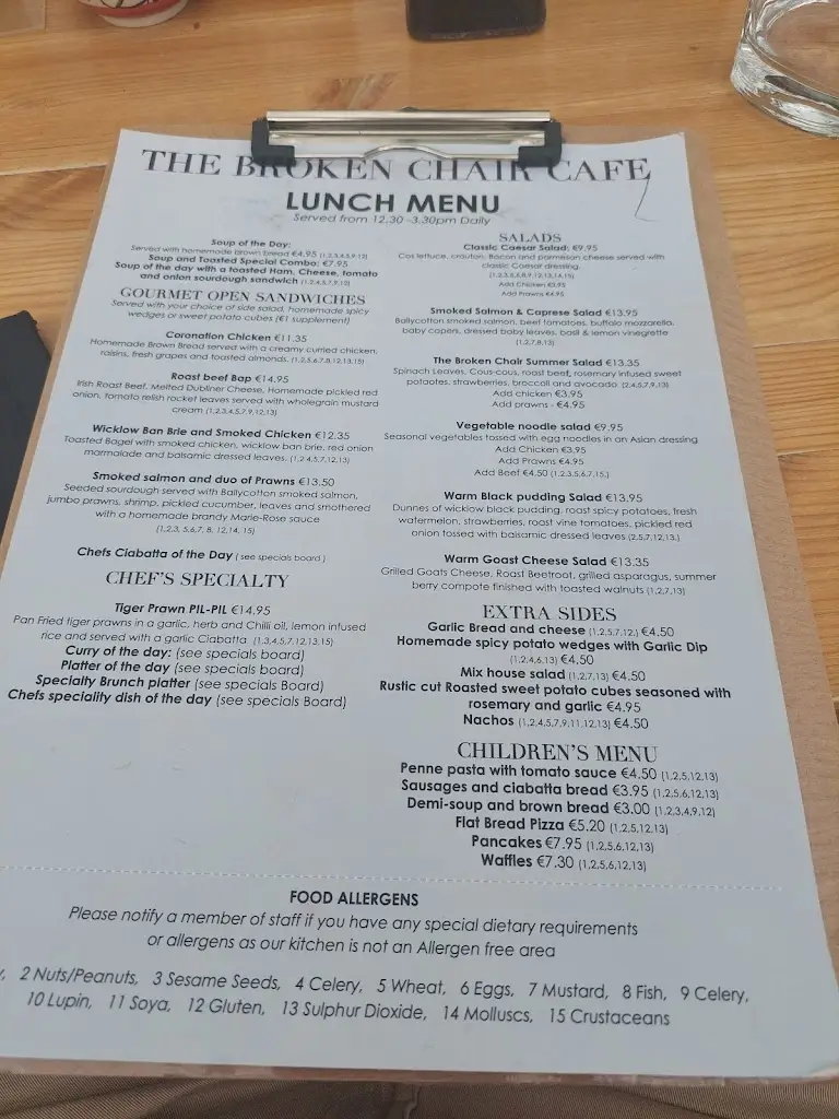 Menu_The Duck Restaurant_Courtown_image_3